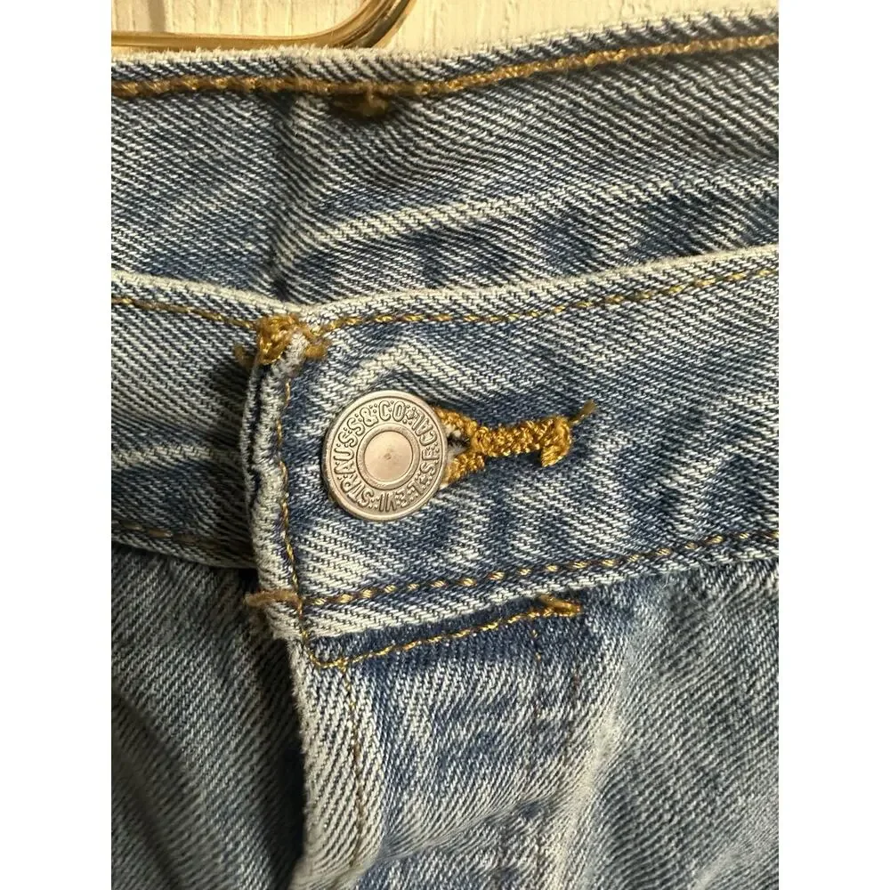 Vintage Levi's 501 XX Button Fly Jeans 34x 32 Made Mexico 100% Cotton Red Label